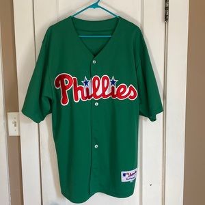Green Philadelphia Phillies Chase Utley #26 Majestic Jersey